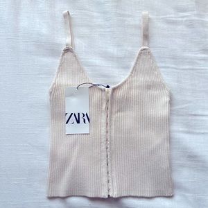 NWOT Zara knitted tank top